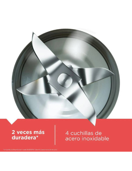 Licuadora Black + Decker 700 Watts 1,25 Litros 2 Velocidades Blanca BL0876-0WDLA