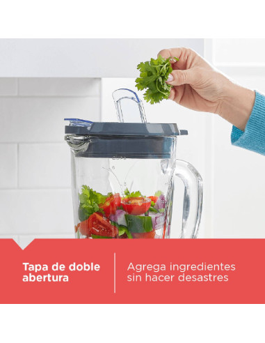Licuadora Black + Decker 1.5 Litros Silenciosa 3 velocidades BL1516-2MDLA