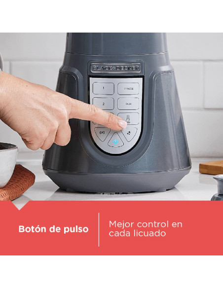 Licuadora Black + Decker 1.5 Litros Silenciosa 3 velocidades BL1516-2MDLA