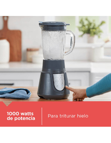 Licuadora Black + Decker 1.5 Litros Silenciosa 3 velocidades BL1516-2MDLA
