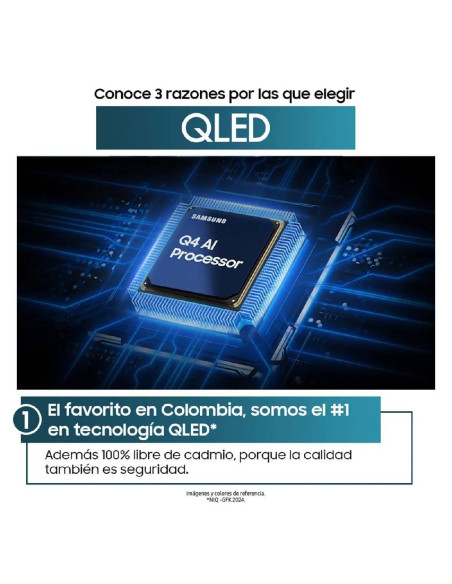Televisor Samsung 50 pulgadas QLED 4K Smart TV QN50Q7FAAKXZL 6