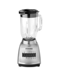 Licuadora Black + Decker 1.25 Litros Base metal 10 velocidades BLBD210GSS