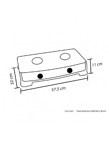 Cocineta Eléctrica Haceb 2 puestos...