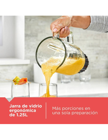Licuadora Black + Decker 1.25 Litros Ice Crush BL0876-2SDLA