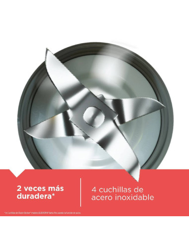 Licuadora Black + Decker 1.25 Litros Ice Crush BL0876-2SDLA