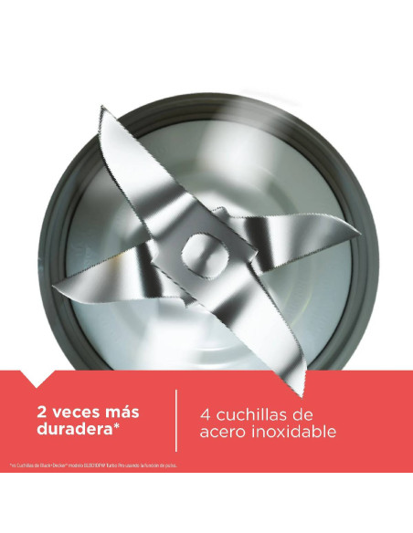 Licuadora Black + Decker 1.25 Litros Ice Crush BL0876-2SDLA