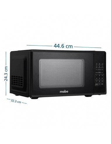 Horno Microondas Mabe 0,7 pies Negro...