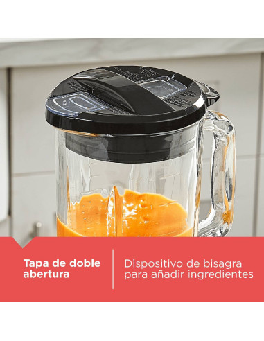 Licuadora Black + Decker 1.25 Litros Ice Crush BL0876-1RDLA