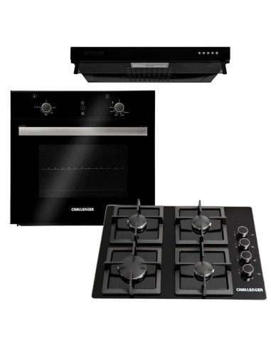 Combo Challenger Horno Negro HG 2560...