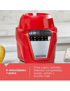 Licuadora Black + Decker 1.25 Litros Ice Crush BL0876-1RDLA 2