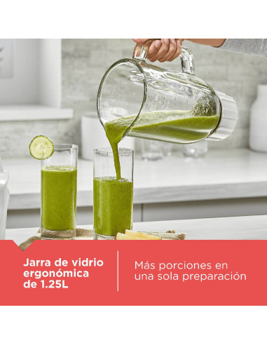 Licuadora Black + Decker 1.25 Litros Ice Crush BL0876-1WDLA