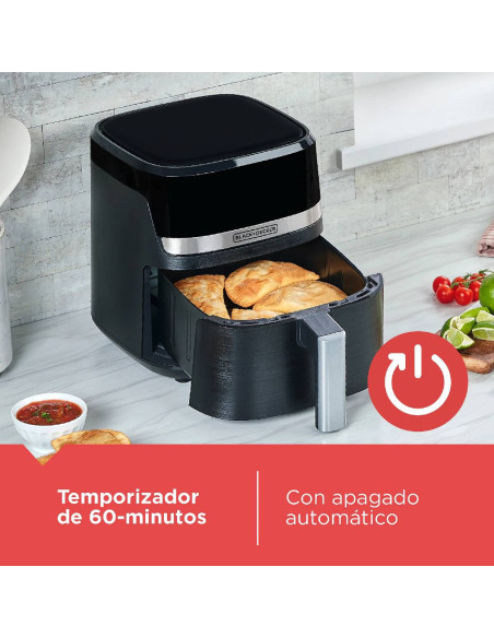 Freidora de Aire Black + Decker 5.5 Litros Digital PuriFry AFBD62-1BDLA
