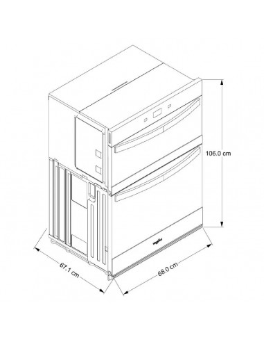 Torre de Horno Whirlpool Combinado...