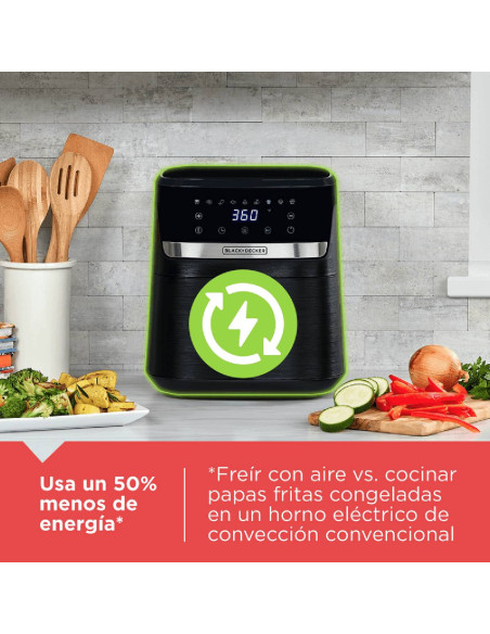 Freidora de Aire Black + Decker 4.2 Litros Digital PuriFry AFBD42-1BDLA
