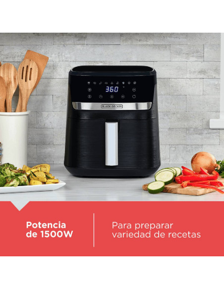 Freidora de Aire Black + Decker 4.2 Litros Digital PuriFry AFBD42-1BDLA