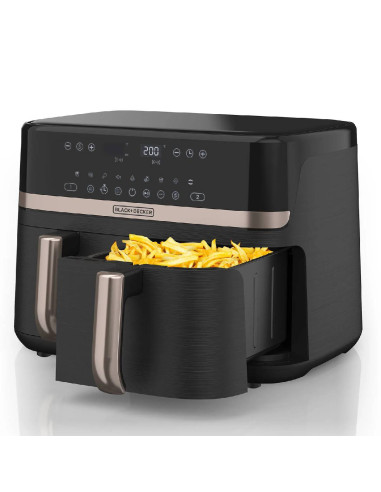 Freidora de Aire Black + Decker 9 Litros Digital Doble PuriFry AFBD92-1BDLA