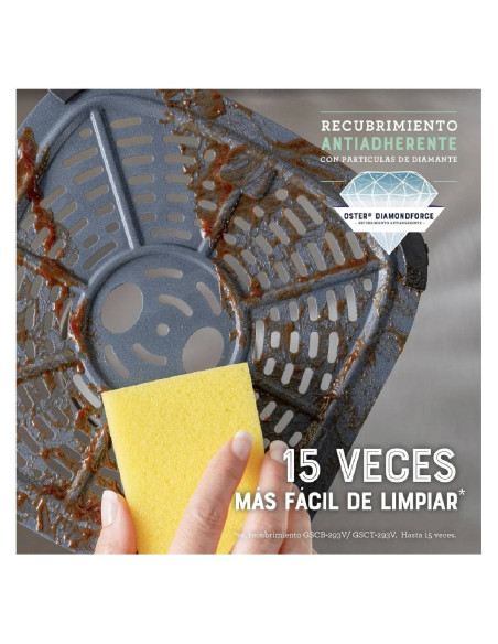 Freidora de Aire Oster 4 Litros Manual DiamondForce CKSTAF401MDF