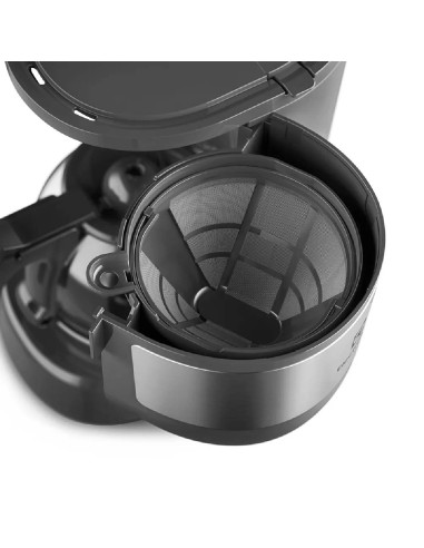 Cafetera Electrolux 15 Tazas Filtro Extraíble Negra ECM10