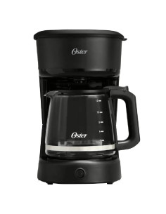 Cafetera Oster 12 tazas Filtro Reutilizable Negra BVSTDCS121B - 2217256
