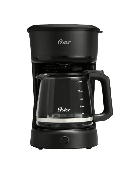Cafetera Oster 12 tazas Filtro Reutilizable Negra BVSTDCS121B - 2217256