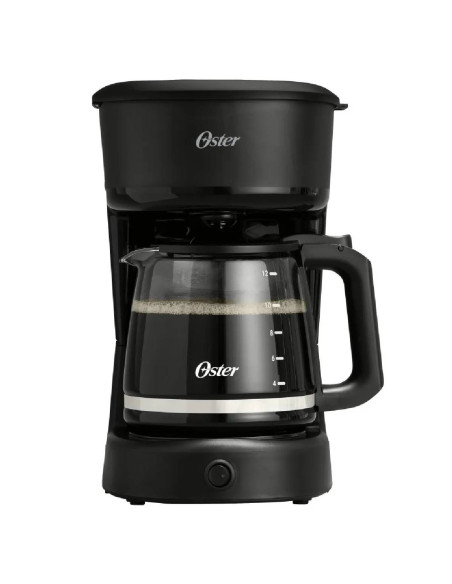 Cafetera Oster 12 tazas Filtro Reutilizable Negra BVSTDCS121B - 2217256
