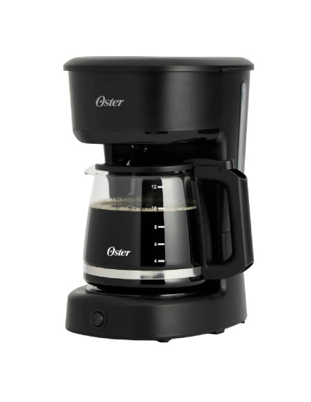 Cafetera Oster 12 tazas Filtro Reutilizable Negra BVSTDCS121B - 2217256