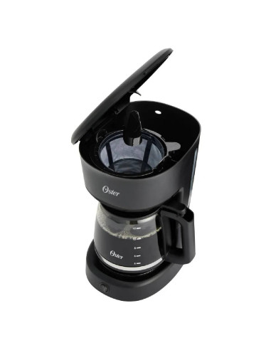 Cafetera Oster 12 tazas Filtro Reutilizable Negra BVSTDCS121B - 2217256