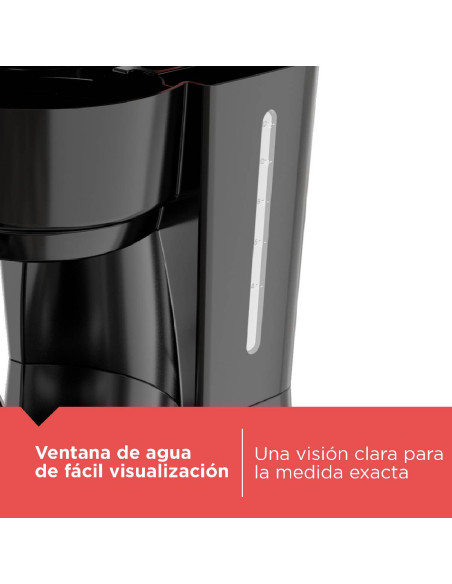 Cafetera Black + Decker 12 Tazas Tecnología Vortex filtro CM0916B