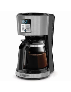 Cafetera Black + Decker 12 Tazas Digital Programable CM1331S-LA