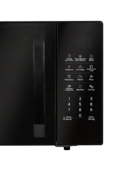 Horno Microondas Haceb 0,9 pies Negro con Gratinador