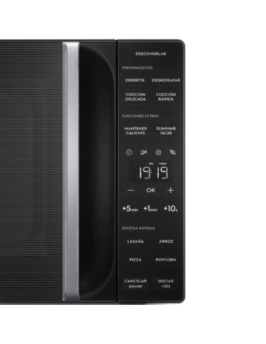 Horno Microondas Electrolux 25 Litros Negro Descongelación Asistida Emp EMDY25S0MXB