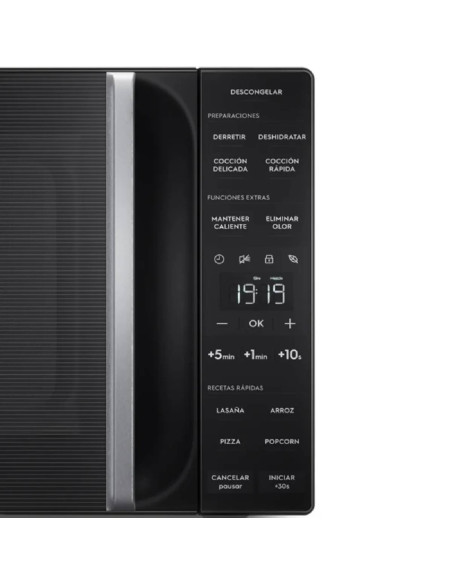 Horno Microondas Electrolux 25 Litros Negro Descongelación Asistida Emp EMDY25S0MXB