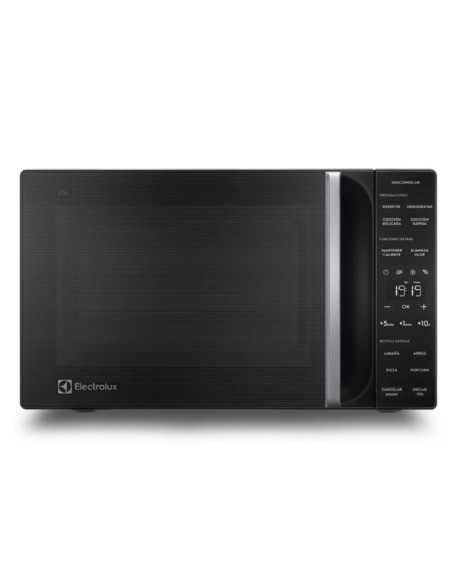 Horno Microondas Electrolux 25 Litros Negro Descongelación Asistida Emp EMDY25S0MXB