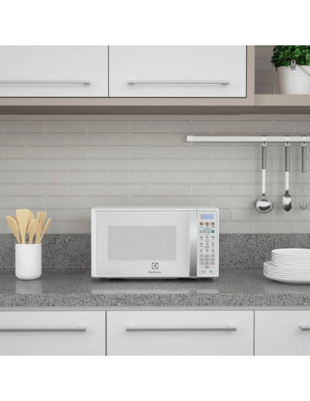 Horno Microondas Electrolux 17 Litros Blanco Función Elimina Olor Emp EMDO17S3GSLUW