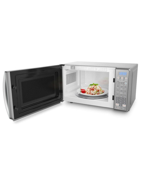 Horno Microondas Electrolux 20 Litros Gris Función Elimina Olor EMDO20S3GSLUG