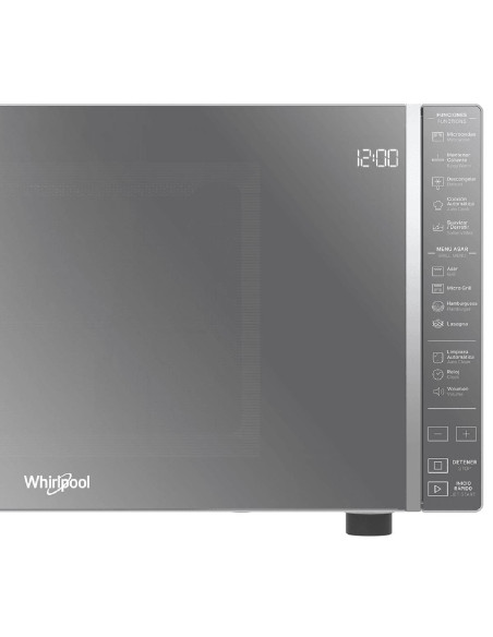 Horno Microondas Whirlpool 31 Litros Gris Función Grill WM2811D