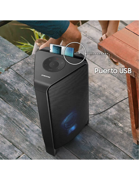 Torre de Sonido Samsung 300 Watts luces LED MX-T40