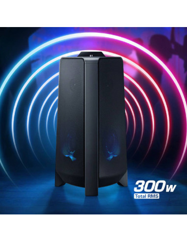 Torre de Sonido Samsung 300 Watts luces LED MX-T40