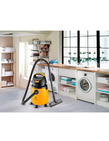 Aspiradora Agua y Polvo Electrolux 1300W 20L Función Soplado Amarillo GT30N 3011AECO410