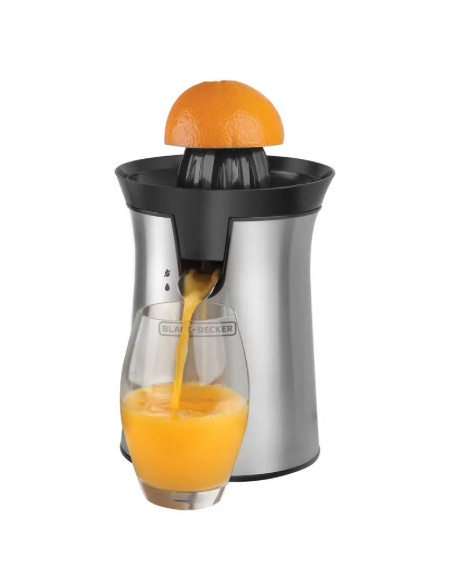 Exprimidor Black + Decker Acero Inoxidable Reversible CJ4000S