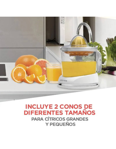 Exprimidor Black + Decker 1 Litro Blanco CJ625-LA
