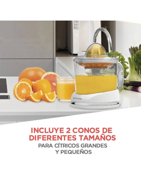 Exprimidor Black + Decker 1 Litro Blanco CJ625-LA