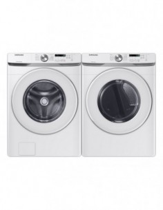 Juego de Duet Samsung Lavadora WF20T6000AW/CO + Secadora DVG20T6000W/CO | 20 Kg Carga Frontal