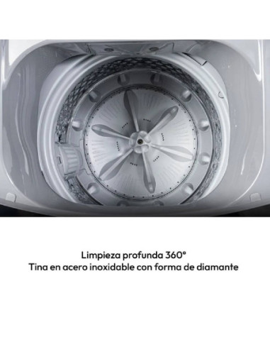 Lavadora Challenger 11 Kg Carga Superior Gris CW 5711 DMG 4