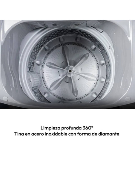 Lavadora Challenger 11 Kg Carga Superior Gris CW 5711 DMG 4