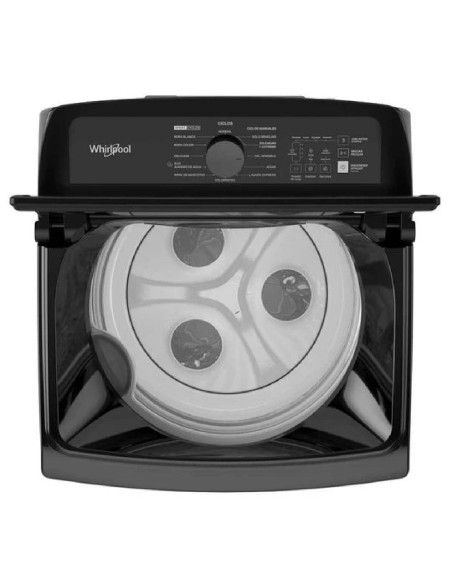 Lavadora Whirlpool 20 kg Xpert Eco carga superior Impeller Negro WW20NNAHLA