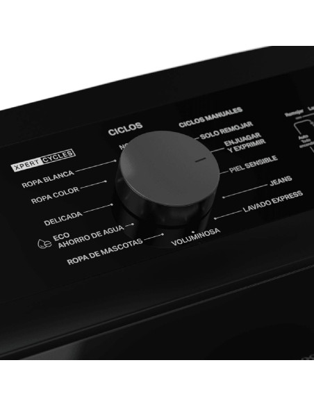 Lavadora Whirlpool 20 kg Xpert Eco carga superior Impeller Negro WW20NNAHLA
