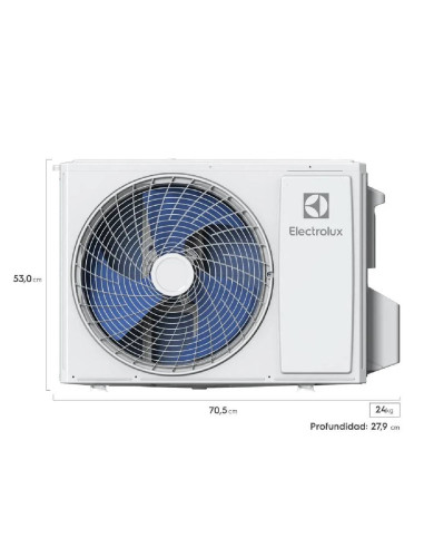 Aire Acondicionado Electrolux 12.000 BTU Efficient Inverter  EAIX12F2MCAXW