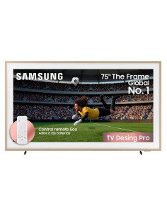 Televisor Samsung 75 pulgadas The Frame Qled 4K + Soporte VG-SCFT55BW/RU F-QN75LS03HEK2