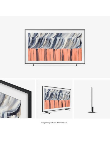 Televisor Samsung 75 pulgadas The Frame Qled 4K + Soporte VG-SCFT55BW/RU F-QN75LS03HEK2